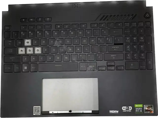 Main image of 9R0951-R310N For TUF Dash 15FA507 FA507R Palmrest Backlit US Keyboard