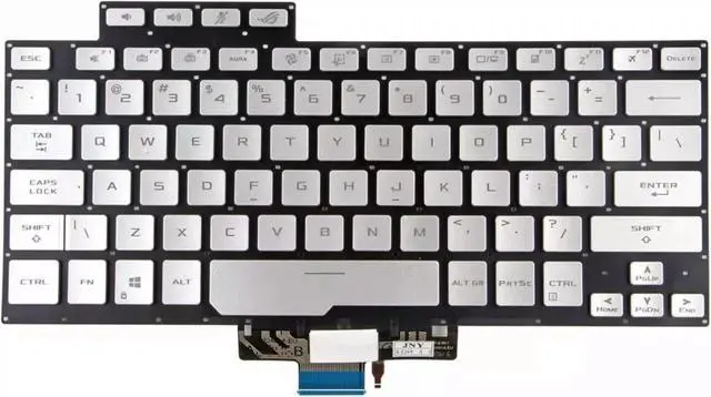 Main image of Laptop Keyboard ROG Zephyrus G14 GA401 GA401U Silver US Backlit