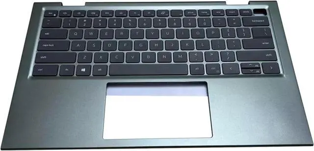 Alt view image 2 of 4 - For Inspiron 14 5410 7415 2-in-1 Palmrest US Keyboard Green 0VJ2PX VJ2PX