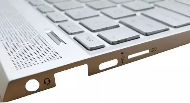 Alt view image 4 of 4 - For Envy 13-AH 13-AH0051WN Upper Case Palmrest Top Backlit Keyboard Silver US 4600EF0D00111