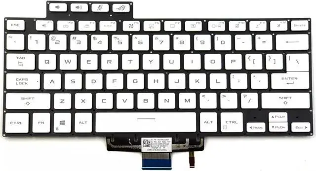 Alt view image 3 of 3 - for Zephyrus G15 GA503Q GA503QR GA503QS M16 GU603H Keyboard US Backlit