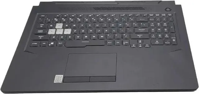 Alt view image 3 of 4 - Palmrest Keyboard LED RGB For TUF Gaming F17 FX706HC FX706LI FX706HE Top