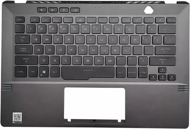 Main image of For GA401 GA401U GA401I 14" Palmrest Backlit US Keyboard Top Case gray