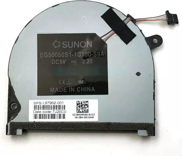 Alt view image 2 of 2 - Replacement GPU Cooling Fan For ENVY 17-CG 17M-CG 17M-CG1013DX L87962-001