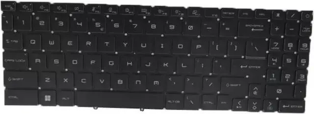 Alt view image 2 of 3 - FOR Modern 15 MS-14C1 MS-14C2 MS-1551 Keyboard Backlit US
