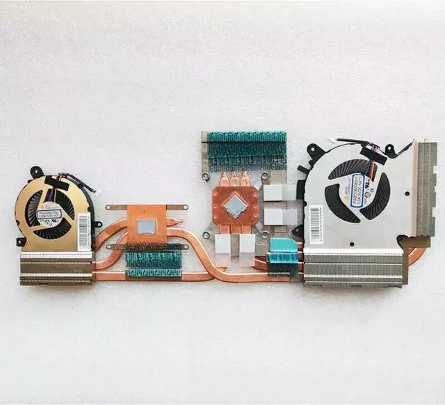 Alt view image 4 of 4 - CPU GPU Cooling Fan Heatsink for MSI GF65 Thin Laptop Replacement
