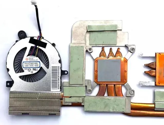 Alt view image 3 of 4 - CPU GPU Cooling Fan Heatsink for MSI GF65 Thin Laptop Replacement
