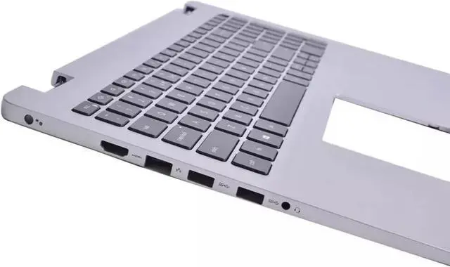 Alt view image 2 of 5 - For Inspiron 5593 Palmrest Backlit Top Keyboard Silver 07G0RN 7G0RN US