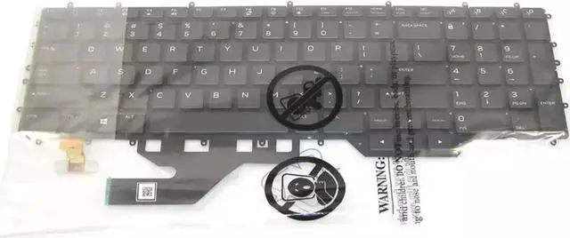 Alt view image 4 of 4 - For Alienware M17 R2 R3 Keyboard Colorful Backlit US PK132VQ2C01 Laptop