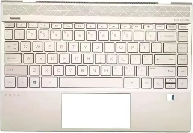 Main image of For Envy X360 13-AQ TPN-W144 Palmrest Backlit Keyboard L53415-001 Gold Top
