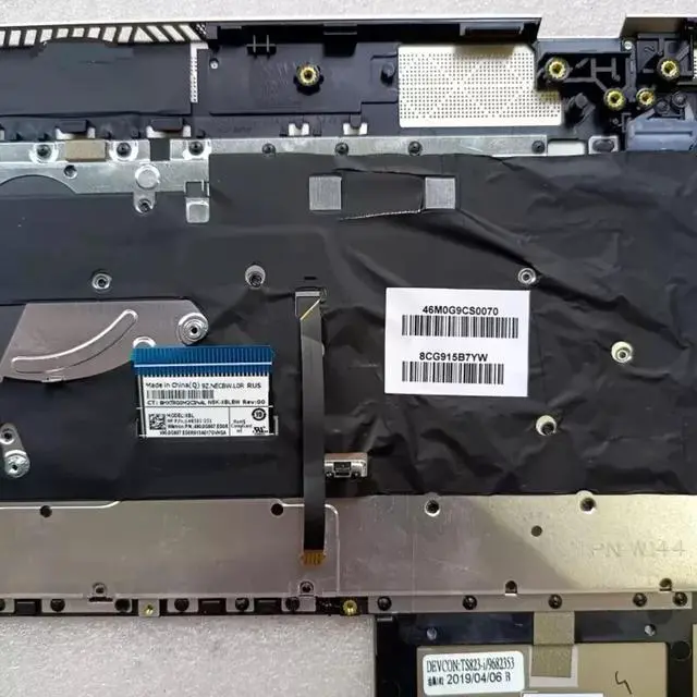 Alt view image 2 of 4 - For Envy X360 13-AQ TPN-W144 Palmrest Backlit Keyboard L53415-001 Gold Top