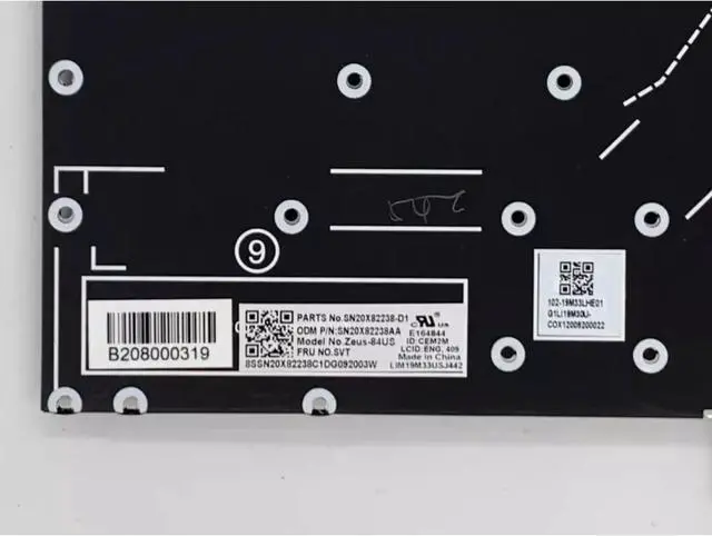 Alt view image 2 of 4 - Backlit SN20X82238 US Keyboard For Lenovo ThinkPad X1 Nano Gen 1 20UQ Laptop