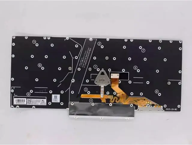 Alt view image 4 of 4 - Backlit SN20X82238 US Keyboard For Lenovo ThinkPad X1 Nano Gen 1 20UQ Laptop