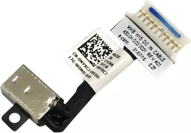 Main image of For Inspiron 7501 7590 MKB H15 DC Cable Jack 0MYXCJ MYXCJ 450.0KG02.0021 US