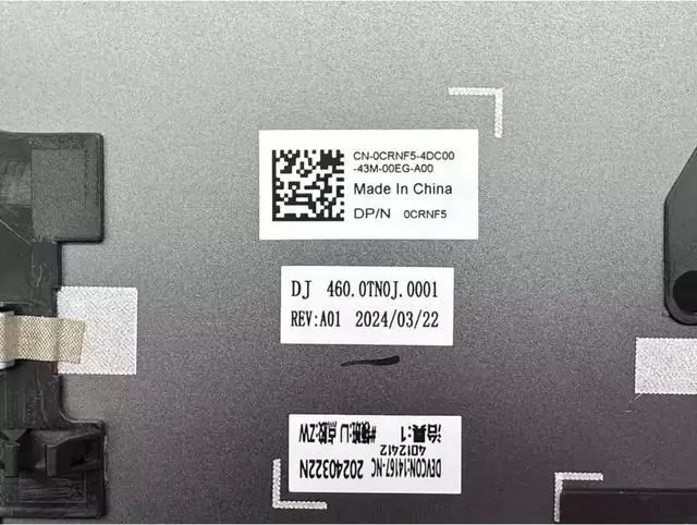 Alt view image 2 of 3 - For Alienware M16 R2 Bottom Cover Lower Case Base Lid 0CRNF5 CRNF5