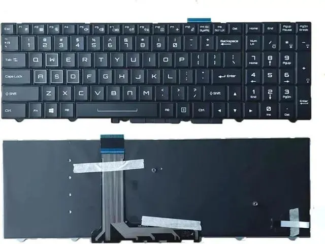 Main image of Keyboard for Clevo P750DM P750ZM P750ZM-G P751DM-G P751ZM US Layout Backlit