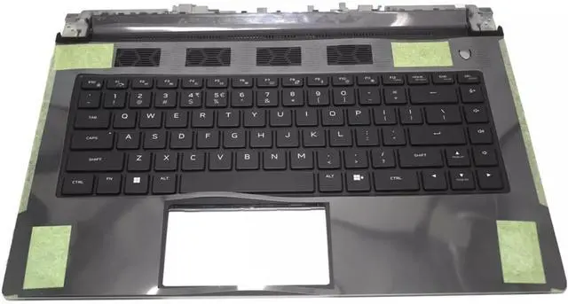 Main image of 0P3H1 Palmrest Upper Case US Non-Backlit Keyboard for Alienware M15 R5 R6