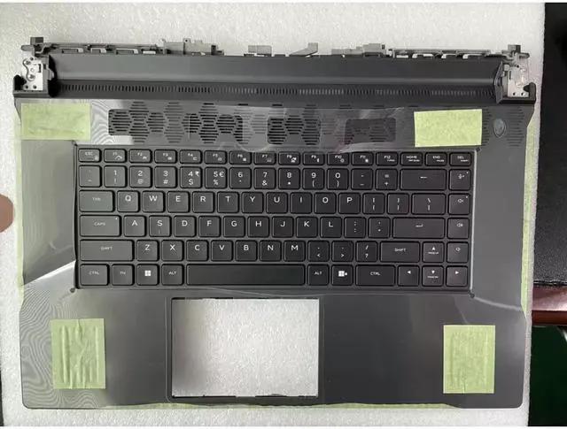 Main image of 0VNRXH FOR Alienware M17 R7 Black Top Case Cover Palmrest Keyboard