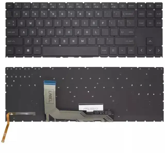 Main image of US RGB Colorful Backlit Keyboard for HP Omen 16-B 16-B0008CA Laptop