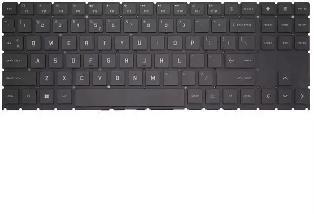 Alt view image 3 of 3 - US RGB Colorful Backlit Keyboard for HP Omen 16-B 16-B0008CA Laptop