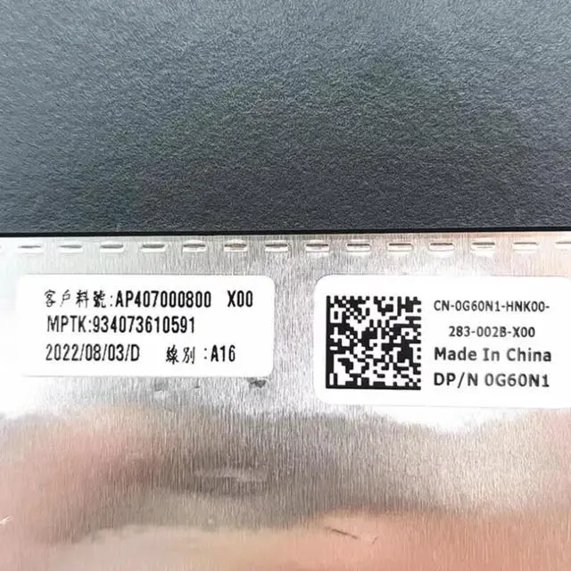 Alt view image 2 of 3 - For Latitude 5440 E5440 Precision 3480 M3480 LCD Back Cover 0G60N1 Top Lid