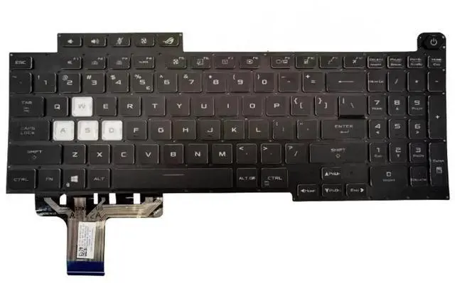 Main image of US Keyboard for ROG Strix G17 G713 G713Q G713QE Laptop RGB Backlit
