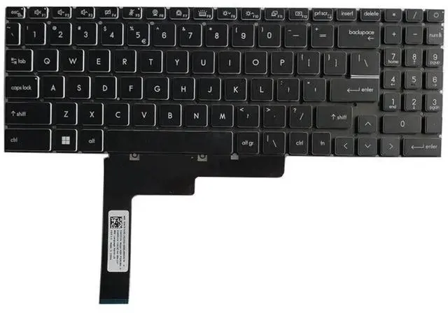 Main image of For Stealth GS77 12UG 12UGS 12UH 12UHS US Keyboard RGB Backlit Laptop 3077P1C211