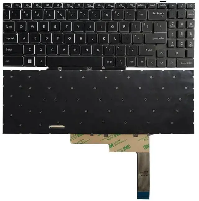 Alt view image 2 of 2 - For Stealth GS77 12UG 12UGS 12UH 12UHS US Keyboard RGB Backlit Laptop 3077P1C211