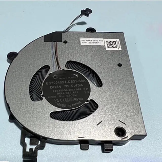 Alt view image 2 of 2 - CPU Cooling Fan For Dell Latitude Laptop 5330 2-in-1 0090TD 090TD P12