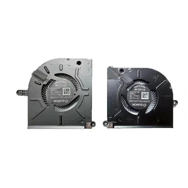 Alt view image 3 of 4 - Pair Fan for Alienware M16 R2 CPU & GPU Cooling Fans DC12V 02GN4X