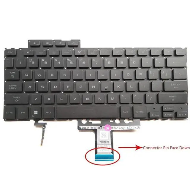 Alt view image 2 of 2 - for ROG Flow X13 GV302 GV302XA GV302XI GV302XU Laptop Keyboard Backlit US