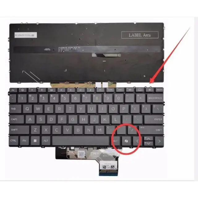 Alt view image 2 of 3 - for Envy x360 14-FA 14-FA0023DX 14-FC Laptop 2-in-1 Keyboard Backlit US