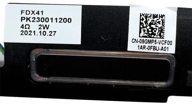 Alt view image 3 of 3 - for Latitude 7410 2-in-1 Built in Speaker Part 09GMP5 PK230011200 FDX41