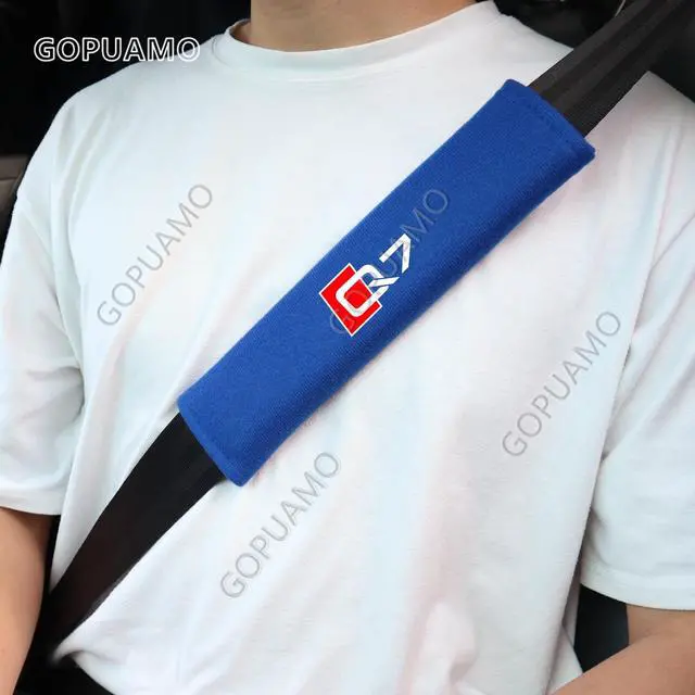 Alt view image 6 of 7 - GOPUAMO Comfort strap shoulder protector for car seat belts for Audi Q7 - Shock-Absorbing, Anti-Slip, and Soft Shoulder Protection, Prevents Clothing Pilling Gray