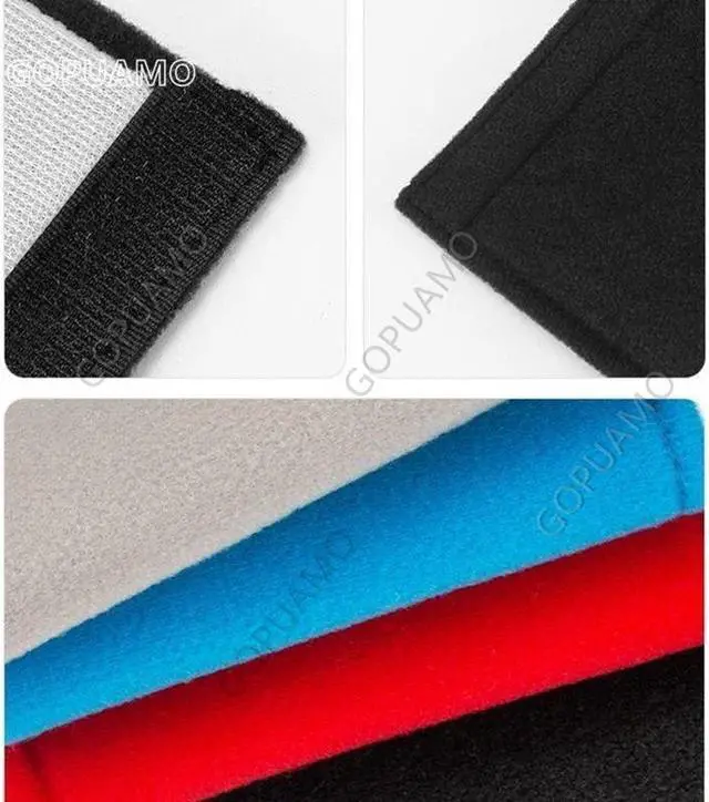 Alt view image 4 of 7 - GOPUAMO Car Interior Handle Protector Covers for Audi A6 - Left Right door 2 Piece Covers, Soft & Comfortable, Anti-Slip, Durable Red