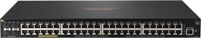 Alt view image 2 of 3 - HPE Aruba 2930F 48G PoE+ 4SFP JL557A - switch - 48 ports - managed - rack-mountable