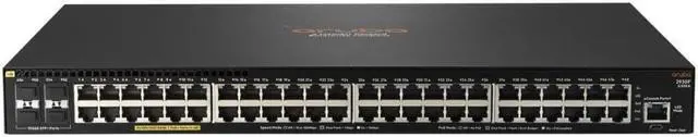 Alt view image 3 of 3 - HPE Aruba 2930F 48G PoE+ JL558A 4SFP+ - switch - 48 ports - managed - rack-mountable