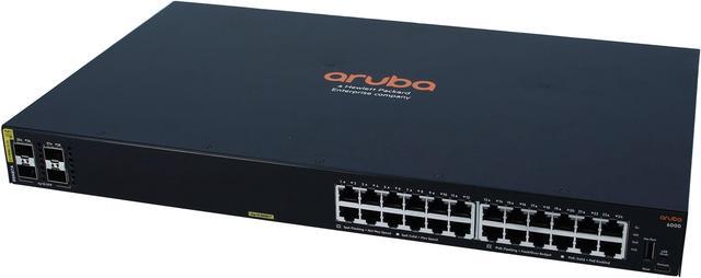 HPE Aruba 6000 24G Class4 PoE 4SFP 370W Switch - switch - 24 ports - manage  R8N87A, (replacement for J9773A)