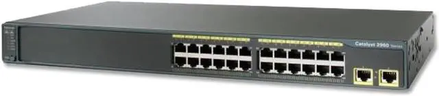 Main image of Catalyst Switch 2960-24TT-L Layer 2 - 24 x 10/100 Ports - 2 x 1000BT - LAN Base (WS-C2960-24TT-L)