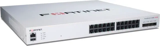 Main image of Fortinet FortiSwitch 424E-FPOE - switch - 24 ports - managed - rack-mountable (FS-424E-FPOE)