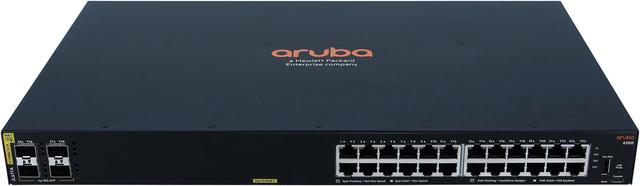 HPE Aruba 6100 24G Class4 PoE 4SFP+ -JL677A switch - 28 ports - managed -  rack-mountable