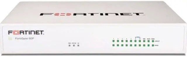 Main image of Fortinet FortiGate 60F - security appliance - with 1 year 24x7 FortiCare and FortiGuard Unified (UTM) Protection (FG-60F-BDL-950-12)