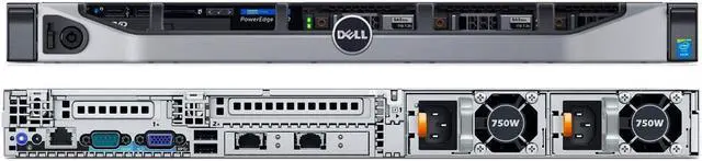 Main image of Dell PowerEdge R630 Server with Rail Kit, 2 x E5-2660 v3, 256GB, 15.36TB SSD, Windows Server 2019 (re-newed)