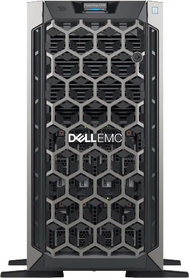 Main image of Dell PowerEdge T340 Tower Server Bundle with 16GB USB Flash Drive, 4 Bay, Intel Xeon E-2124 Quad-Core 3.3GHz 8MB, 64GB DDR4 RAM, 16TB (4 x 4TB) HDD, PERC S140 RAID, Single PSU (Re-newed)