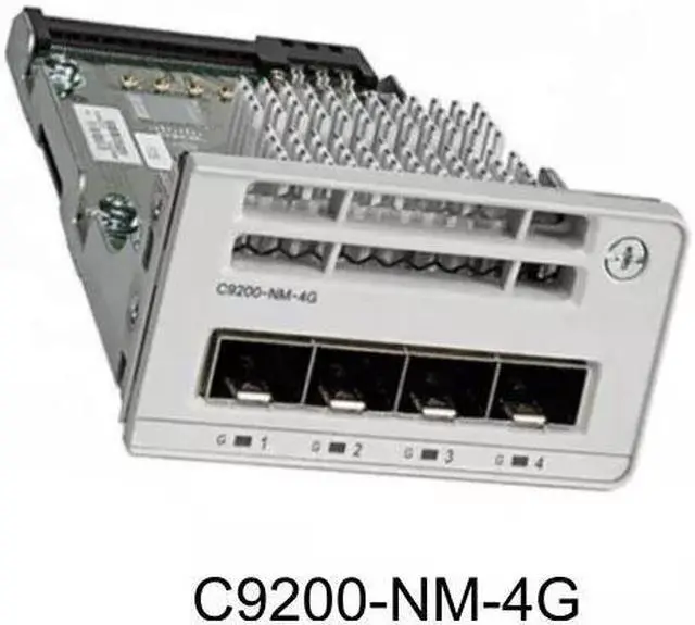 Main image of Catalyst 9200 Series Network Module - expansion module - Gigabit Ethernet x 4 (C9200-NM-4G)