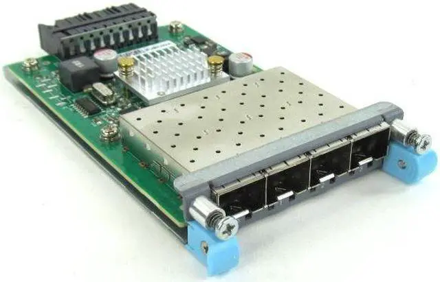 Alt view image 8 of 8 - Juniper EX-UM-4X4SFP EX4300 4-Port 1GbE/10GbE SFP+ Uplink Module