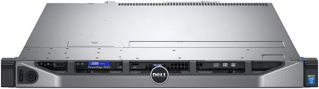 Main image of Dell PowerEdge R230 Rack Server, Rail Kit, Windows 2016 STD OS, Intel Xeon E3-1230 v6 Quad-Core 3.5GHz 8MB, 32GB DDR4 RAM, 8TB Storage, RAID, Single PSU (Re-newed)