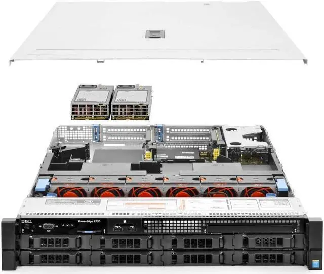 Main image of DELL PowerEdge R730 LFF Server 2X E5-2680 v3 24 Cores 128GB RAM H730 24TB Storage (re-newed)