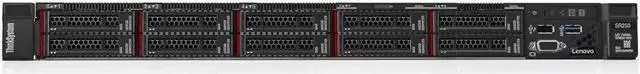 Alt view image 2 of 4 - Lenovo ThinkSystem SR258 Rack Server Bundle with Rail Kit, Windows Server 2019, Intel Xeon E-2136 6-Core 3.3GHz, 32GB DDR4, 16TB HDD, RAID