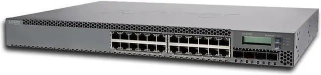 Main image of Juniper EX3300-24P Layer 3 Switch - 24 x Gigabit Ethernet Network, 4 x 10 Gigabit Ethernet Expansion Slot - Manageable
